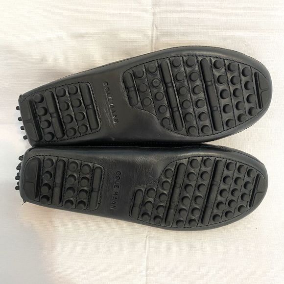 Cole Haan  Men’s Loafers Size 8‎ Black Slip On Shoes Driving Moccasin - Picture 7 of 10